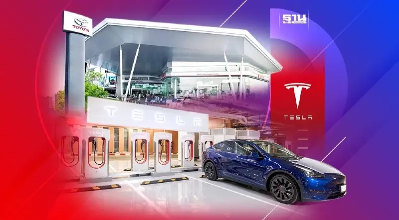 Tesla เช่าพื้นที่ Toyota TBN รามคำแหง เปิดแฟลกชิปสโตร์-ศูนย์บริการ