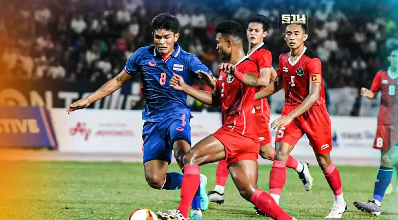 อินโดนีเซีย ถล่ม ทีมชาติไทย คว้าทองฟุตบอลชายซีเกมส์ 2023