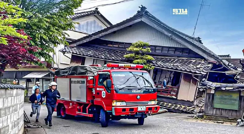 อัพเดตญี่ปุ่นแผ่นดินไหวขนาด 6.5  อาฟเตอร์ช็อกมาถี่ 55 ครั้งข้ามวัน