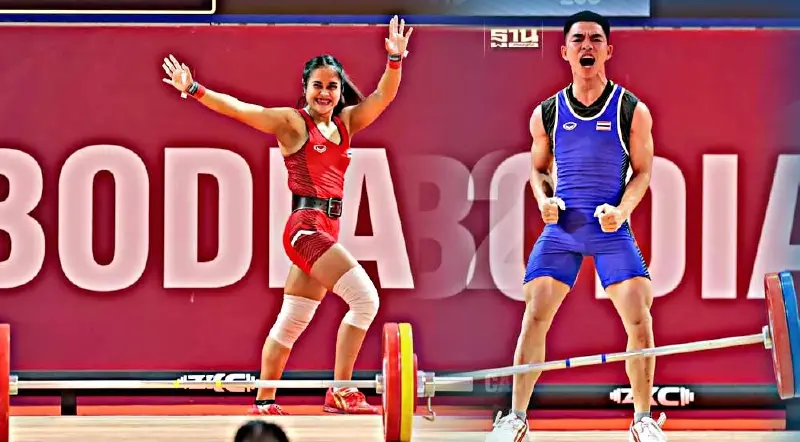 จอมพลังยกน้ำหนักไทยคว้า 3 เหรียญ ทอง-เงิน-ทองแดง ซีเกมส์วันนี้ 