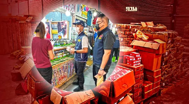 ของก๊อปล้นประเทศ!  4 เดือน จับสินค้าละเมิดกว่า5แสนชิ้น