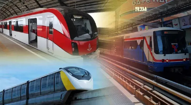 “กรมราง” เดินหน้าศึกษาค่าแรกเข้า-ค่าโดยสารรถไฟฟ้าสารพัดสี