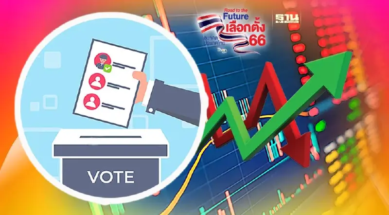 ผลเลือกตั้ง 66 เป็น"ส้ม - แดง"ส่องสถิติหุ้นไทยหลังชนะแบบแลนด์สไลด์