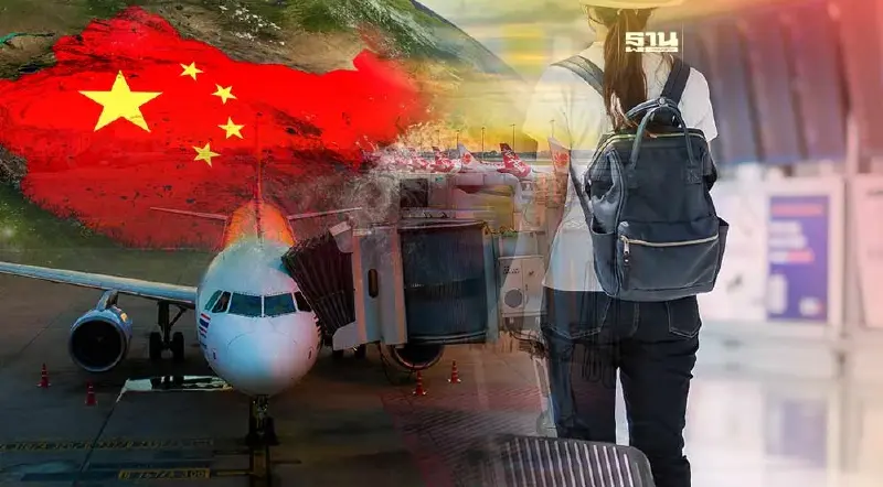 เที่ยวบินจีนทะลักเข้าไทย 1.28 หมื่นเที่ยวบินแล้ว