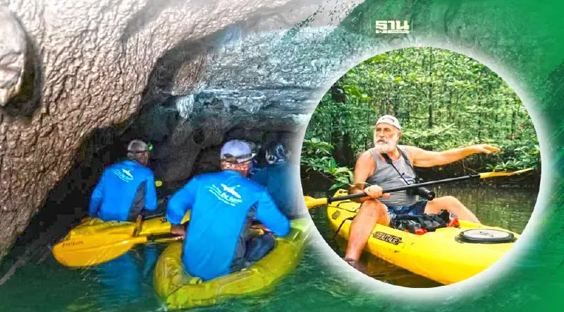 “จอห์น เกรย์” ผู้บุกเบิกทัวร์พายเรือแคนู สำรวจถ้ำทะเลอ่าวพังงา
