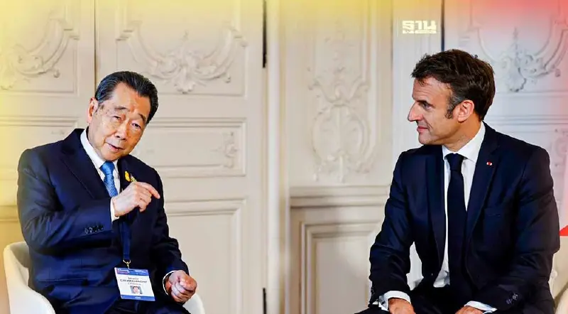 “มาครง”จับเข่าคุย“ธนินท์” ดึงเป็นหุ้นส่วนความมั่นคงอาหาร