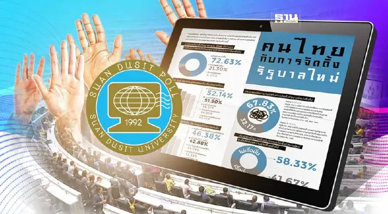 สวนดุสิตโพล รับคนไทยหวั่นตั้งรัฐบาลใหม่-โหวตนายกฯ สะดุด ไม่ราบรื่น