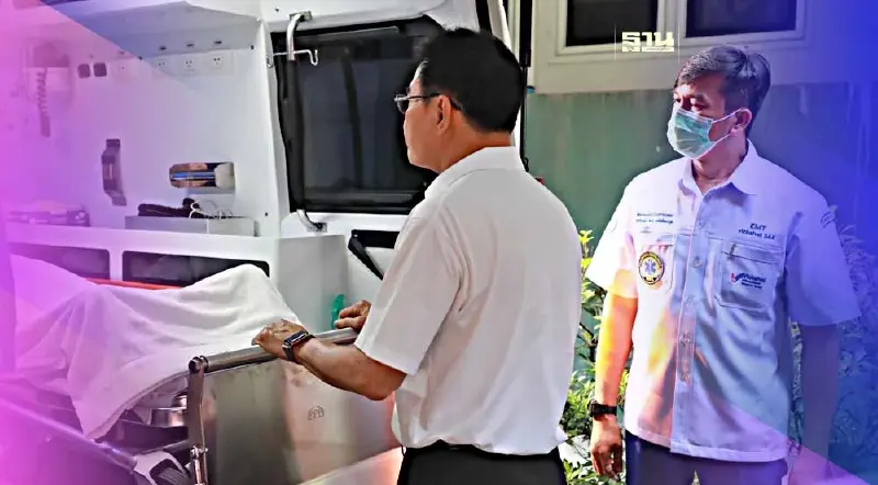 “จุรินทร์”สุดอาลัยกราบเท้าลาร่างคุณพ่อ ก่อนส่งกลับพังงา