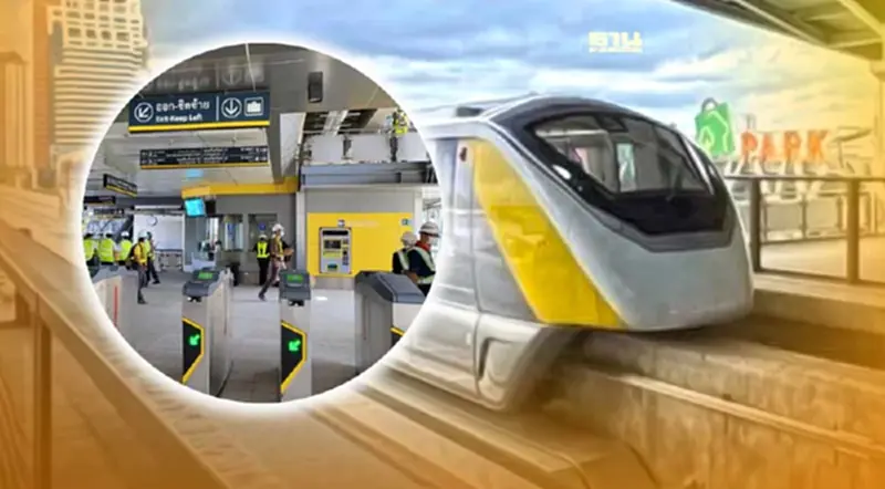 รถไฟฟ้าสายสีเหลือง นั่งฟรี เปิดกี่โมง ปิดกี่โมง สถานีไหนเปิดให้บริการ รถไฟฟ้าสายสีเหลือง นั่งฟรี เปิดกี่โมง ปิดกี่โมง สถานีไหนเปิดให้บริการ