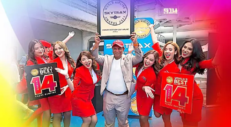 "แอร์เอเชีย" แชมป์สายการบินราคาประหยัดที่ดีที่สุดในโลก” ปี 2023 "แอร์เอเชีย" แชมป์สายการบินราคาประหยัดที่ดีที่สุดในโลก” ปี 2023