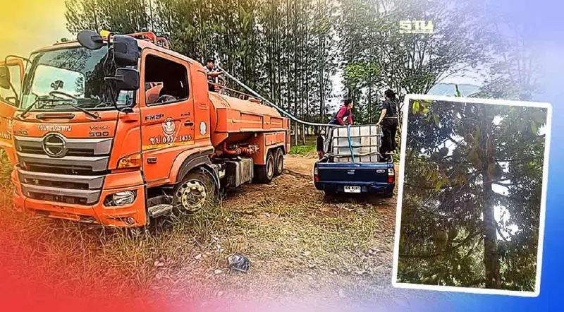 ชป.ส่งน้ำช่วยชาวสวนทุเรียนภาคใต้ตอนบน จนพ้นวิกฤตขาดแคลนน้ำ