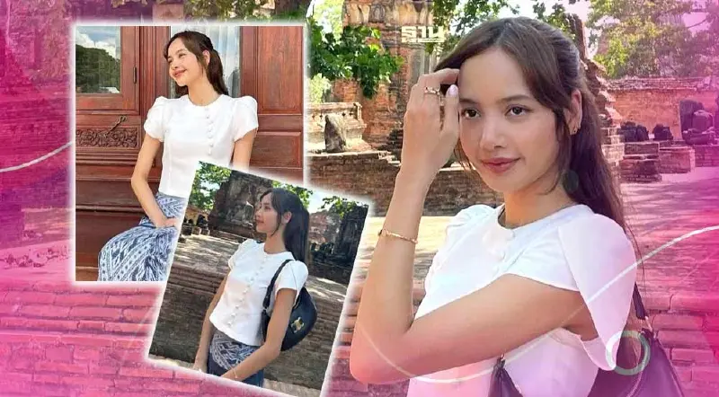 "ลิซ่า BLACKPINK" แต่งชุดไทยไหว้พระเที่ยวอยุธยา ททท.ชวนตามรอย
