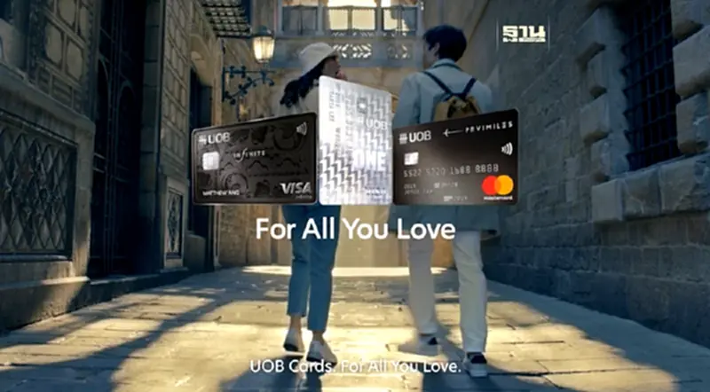 ยูโอบี ปล่อยภาพยนตร์โฆษณาบัตรเครดิต “For All You Love” ยูโอบี ปล่อยภาพยนตร์โฆษณาบัตรเครดิต “For All You Love”