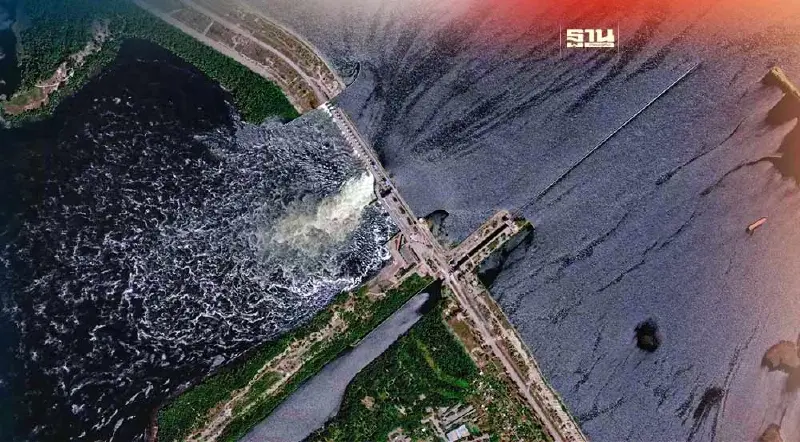 อพยพ!มวลน้ำทะลักเขื่อนใหญ่ในยูเครนแตก เซเลนสกีลั่นฝีมือบอมบ์รัสเซีย