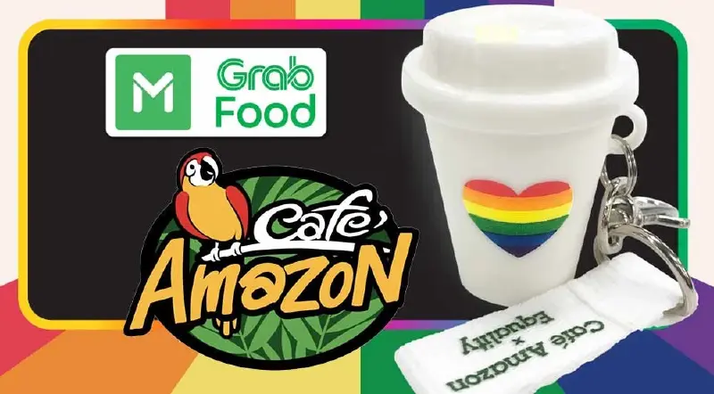 คาเฟ่ อเมซอน จัดโปรฯแจกฟรีพวงกุญแจ  Reusable Cup 1 ชิ้น (สีขาว)