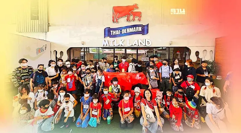 อ.ส.ค.จับมือ บขส.เปิดประสบการณ์เด็กเรียนรู้อาชีพโคนม ตอกย้ำนมวัวแดง