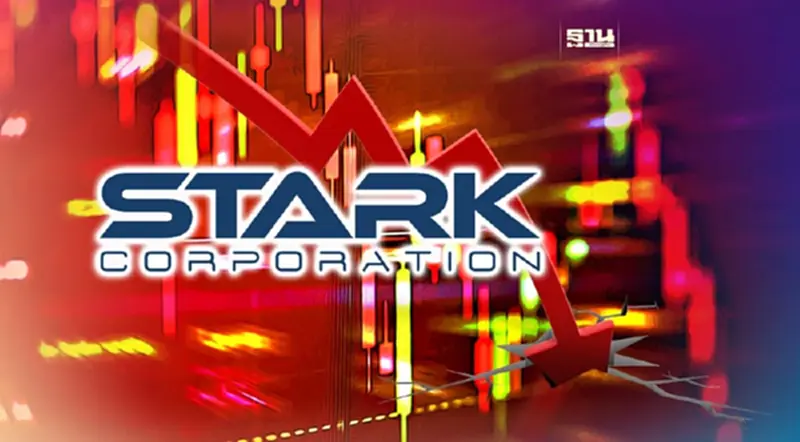 ดิ่งเหว! STARK ซื้อขายชั่วคราววันแรก ปิดภาคเช้าราคาวูบ 92.44% ดิ่งเหว! STARK ซื้อขายชั่วคราววันแรก ปิดภาคเช้าราคาวูบ 92.44%