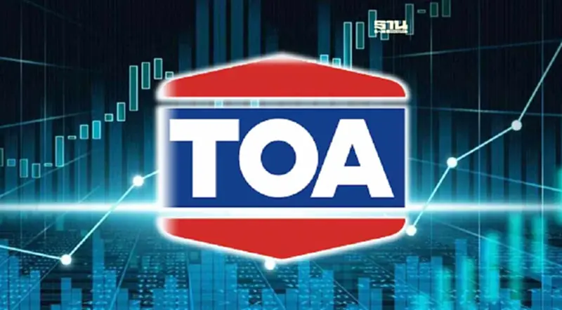 หุ้น TOA ปิดภาคเช้าพุ่ง 7.62% โบรกฯให้ราคาเป้าหมายที่ 40 บาท หุ้น TOA ปิดภาคเช้าพุ่ง 7.62% โบรกฯให้ราคาเป้าหมายที่ 40 บาท