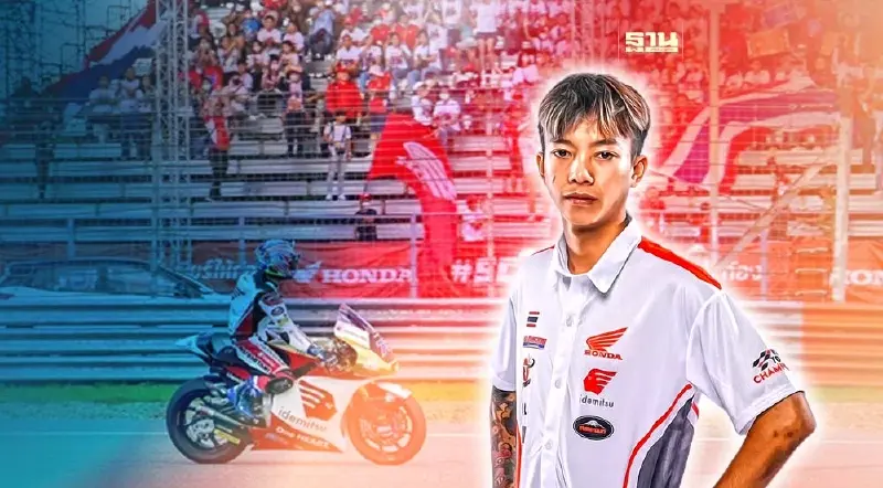 ไทยฮอนด้า ดันดาวรุ่ง “ก๊องส์- ธัชกร บัวศรี” มุ่ง MotoGP