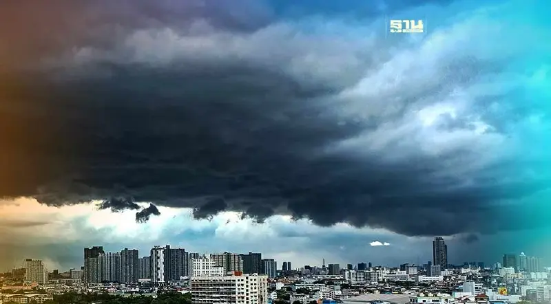 ประกาศกรมอุตุฯฉบับ 18 ทั่วไทยฝนตกต่อเนื่อง -กทม.ปริมณฑล ฝน 70%