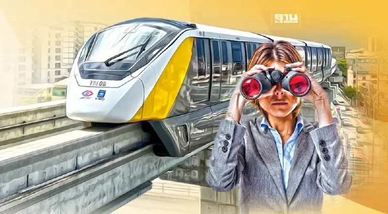 รถไฟฟ้าสายสีเหลืองปังไม่หยุด! ดันยอดใช้ระบบรางรวม 1.58ล้านคน-เที่ยว  