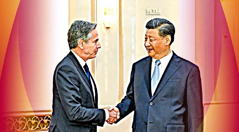 สัมพันธ์สหรัฐ-จีนส่งสัญญาณเชิงบวก หลัง"บลิงเคน"พบ"สี จิ้นผิง" สัมพันธ์สหรัฐ-จีนส่งสัญญาณเชิงบวก หลัง"บลิงเคน"พบ"สี จิ้นผิง"