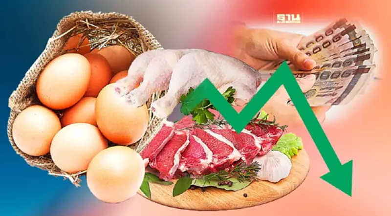ราคาสินค้าทุกรายการลดลงอย่างเนื่อง "หมู ไก่ ไข่ ปุ๋ย ผักสด" ราคาสินค้าทุกรายการลดลงอย่างเนื่อง "หมู ไก่ ไข่ ปุ๋ย ผักสด"