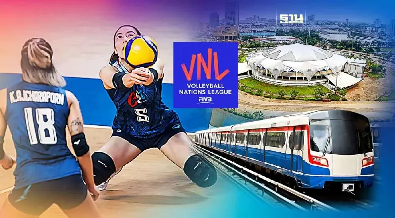วอลเลย์บอลหญิง VNL2023 วิธีการเดินทางด้วยรถไฟฟ้าไปอินดอร์สเตเดียม เช็คเลย วอลเลย์บอลหญิง VNL2023 วิธีการเดินทางด้วยรถไฟฟ้าไปอินดอร์สเตเดียม เช็คเลย