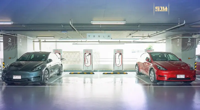 ไอคอนสยาม เปิด Tesla Supercharging สถานีชาร์จรถไฟฟ้า รวดเร็วใน 15 นาที
