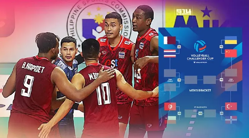 วอลเลย์บอลชายชาเลนเจอร์ คัพ 2023 รอบชิงรองชนะเลิศ ดวลกันวันนี้ 30 ก.ค.66