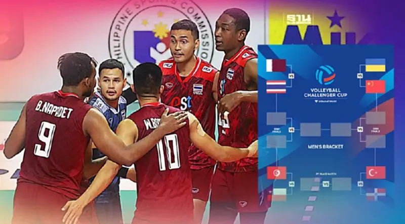วอลเลย์บอลชายชาเลนเจอร์ คัพ 2023 รอบชิงรองชนะเลิศ ดวลกันวันนี้ 30 ก.ค.66 วอลเลย์บอลชายชาเลนเจอร์ คัพ 2023 รอบชิงรองชนะเลิศ ดวลกันวันนี้ 30 ก.ค.66
