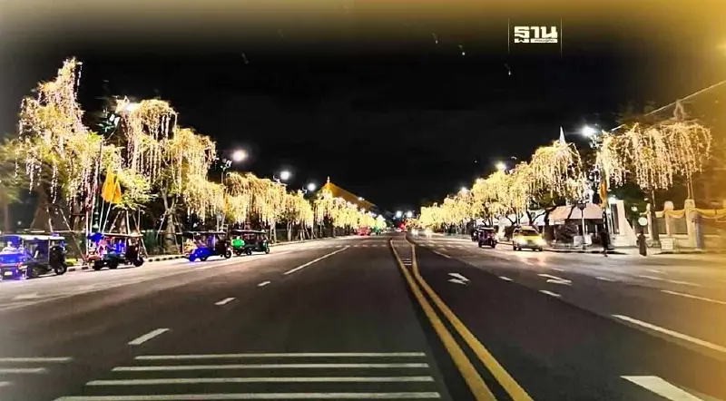 MEA จัดไฟประดับ 2 ล้านดวง ความยาว 40 กม.วันเฉลิมพระชนมพรรษาในหลวง ร.10