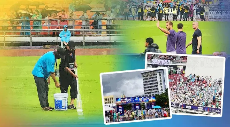 เบื้องหลังสภาพ "ราชมังคลาฯ" ก่อนยกเลิกแมตช์เลสเตอร์ พบ สเปอร์ส (คลิป) เบื้องหลังสภาพ "ราชมังคลาฯ" ก่อนยกเลิกแมตช์เลสเตอร์ พบ สเปอร์ส (คลิป)