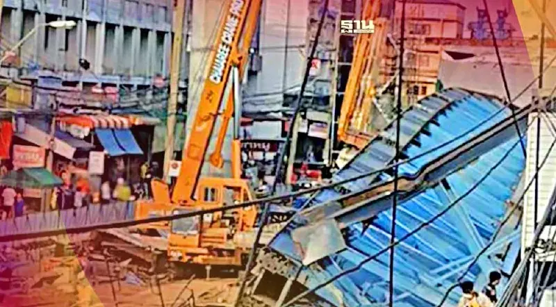 "ชัชชาติ" ตั้งศูนย์บัญชาการกู้ซากสะพานถล่ม