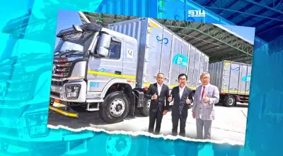 NEX-วารุกะ888 ผุดรถบรรทุก EV 12 ล้อ ใช้ไฟฟ้า 100 %คันแรกในไทย