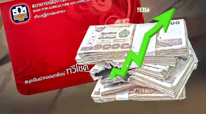 ธ.ก.ส. ปรับขึ้นดอกเบี้ยเงินฝากออมทรัพย์ทวีโชค