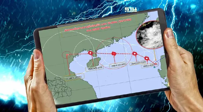อัพเดทพายุโซนร้อน "ตาลิม" คาดขึ้นฝั่งเวียดนาม 18-19 ก.ค.นี้