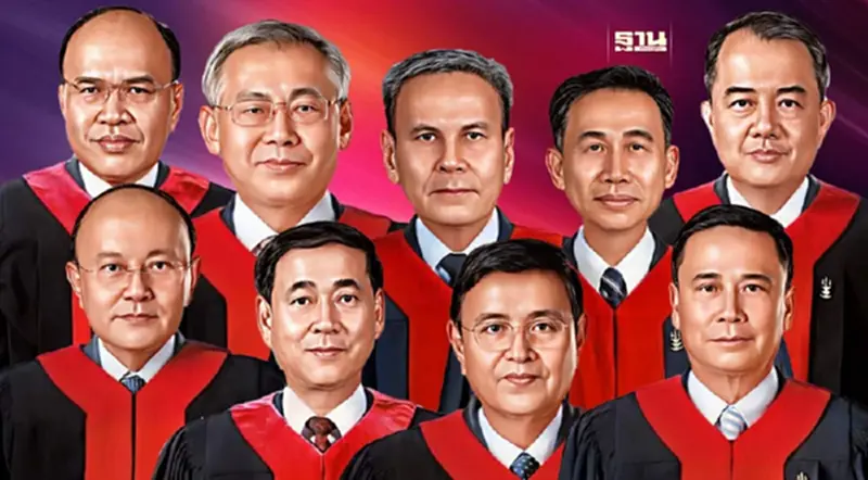 9 ตุลาการศาลรัฐธรรมนูญ ผู้ชี้ชะตาการถือหุ้นสื่อ "พิธา" 9 ตุลาการศาลรัฐธรรมนูญ ผู้ชี้ชะตาการถือหุ้นสื่อ "พิธา"