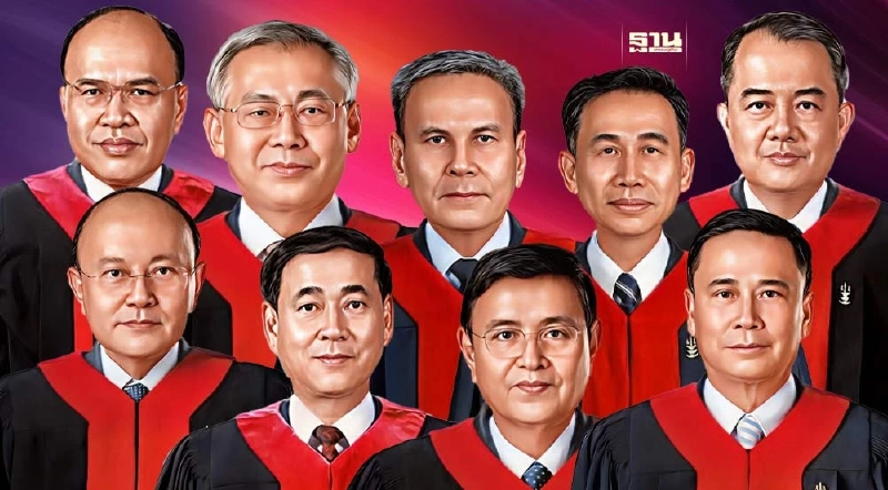 9 ตุลาการศาลรัฐธรรมนูญ ผู้ชี้ชะตาการถือหุ้นสื่อ "พิธา" 9 ตุลาการศาลรัฐธรรมนูญ ผู้ชี้ชะตาการถือหุ้นสื่อ "พิธา"