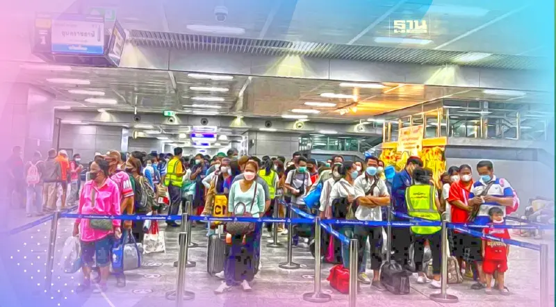 ประชาชนเดินทางด้วยระบบราง 28 - 29 ก.ค. รวม 2.2 ล้านคน-เที่ยว