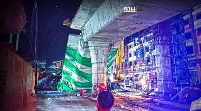ย้อนไทม์ไลน์ "สะพานถล่ม" จากจุดเริ่มต้นโครงการ พบขยายเวลา 2 รอบ ย้อนไทม์ไลน์ "สะพานถล่ม" จากจุดเริ่มต้นโครงการ พบขยายเวลา 2 รอบ