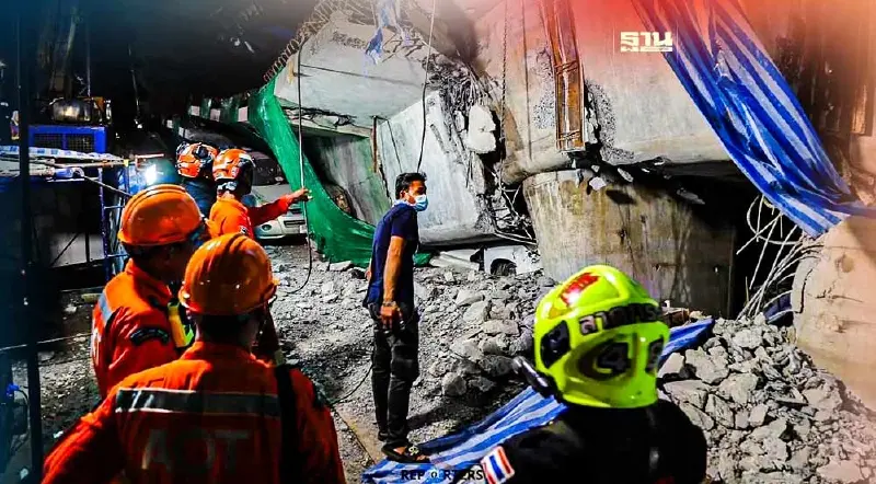 อัปเดต "สะพานถล่ม" ลาดกระบัง คาดศุกร์นี้ เปิดการจราจรได้