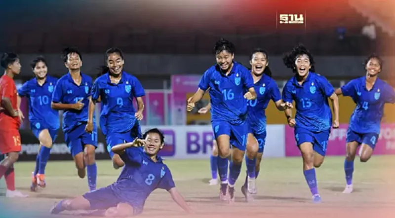 ชบาแก้ว ทีมชาติไทย U19 ถล่ม อินโดนีเซีย ทะลุรอบชิงศึก AFF U19 Women ชบาแก้ว ทีมชาติไทย U19 ถล่ม อินโดนีเซีย ทะลุรอบชิงศึก AFF U19 Women