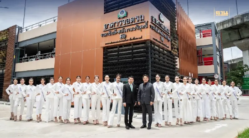 นางสาวถิ่นไทยงาม โปรโมท “EV Smart Building” by EA Anywhere