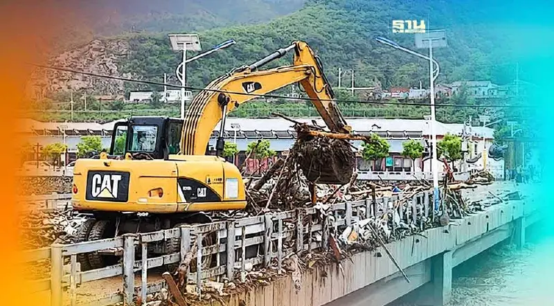 ปักกิ่งยกเลิกเตือนภัย 'น้ำท่วม' สีแดง หลังระดับน้ำลดลง