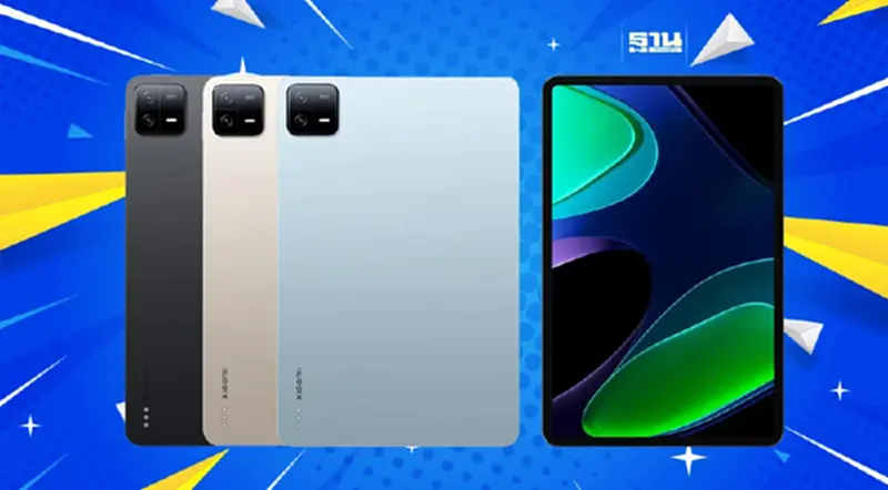 Xiaomi Pad 6 เตรียมขายในไทย 19 ส.ค.66 ราคาเริ่มต้น 10,990 บาท Xiaomi Pad 6 เตรียมขายในไทย 19 ส.ค.66 ราคาเริ่มต้น 10,990 บาท