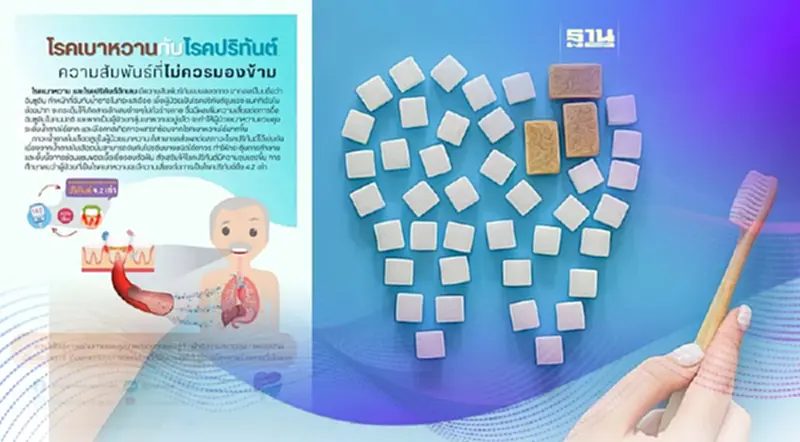 ทันตแพทย์ชี้"โรคเบาหวาน-โรคปริทันต์"ความเสี่ยงที่ไม่ควรมองข้าม ทันตแพทย์ชี้"โรคเบาหวาน-โรคปริทันต์"ความเสี่ยงที่ไม่ควรมองข้าม