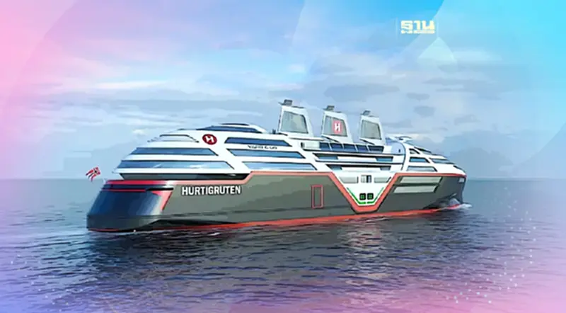 เรือสำราญไร้มลพิษขนาดมหึมาลำแรกของโลก เตรียมเปิดตัวในปี 2030 เรือสำราญไร้มลพิษขนาดมหึมาลำแรกของโลก เตรียมเปิดตัวในปี 2030