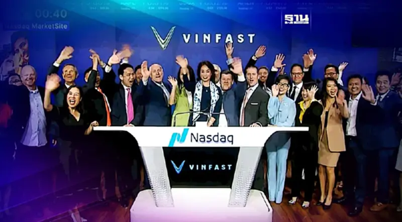 หุ้น" วินฟาสต์ (VFS)" พุ่งแรง! แซงฟอร์ด-จีเอ็ม หลังเข้าเทรด Nasdaq วันแรก หุ้น" วินฟาสต์ (VFS)" พุ่งแรง! แซงฟอร์ด-จีเอ็ม หลังเข้าเทรด Nasdaq วันแรก