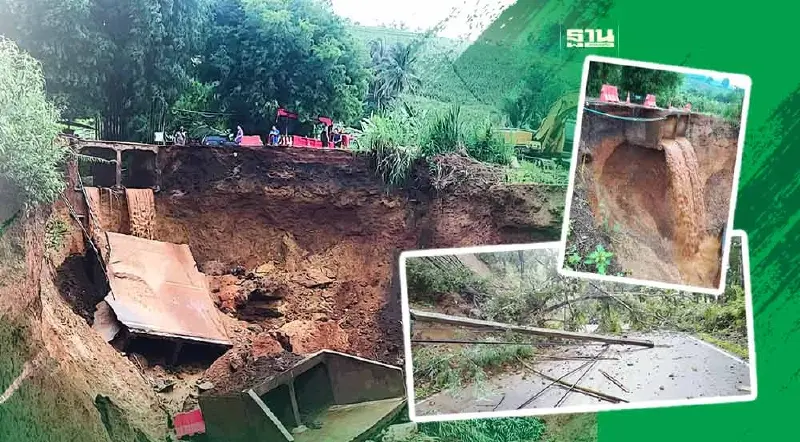 ตากอ่วม!ฝนตกหนัก ดินถล่ม-ภูเขาสไลด์  ชาวบ้านเดือดร้อน จี้ทางการช่วยด่วน